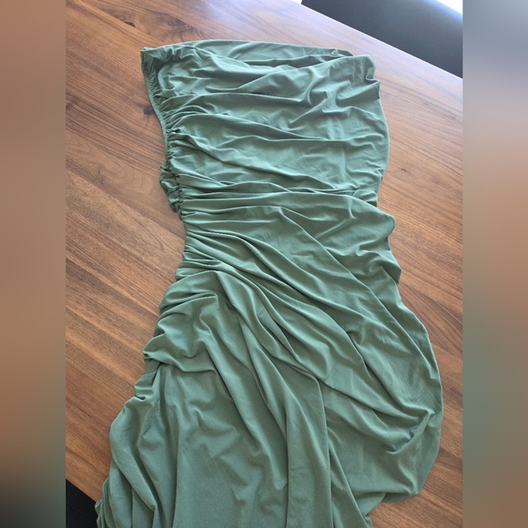 NWT Norma Kamali Diana Gown in Celadon (Green), Size XL - Picture 7 of 7